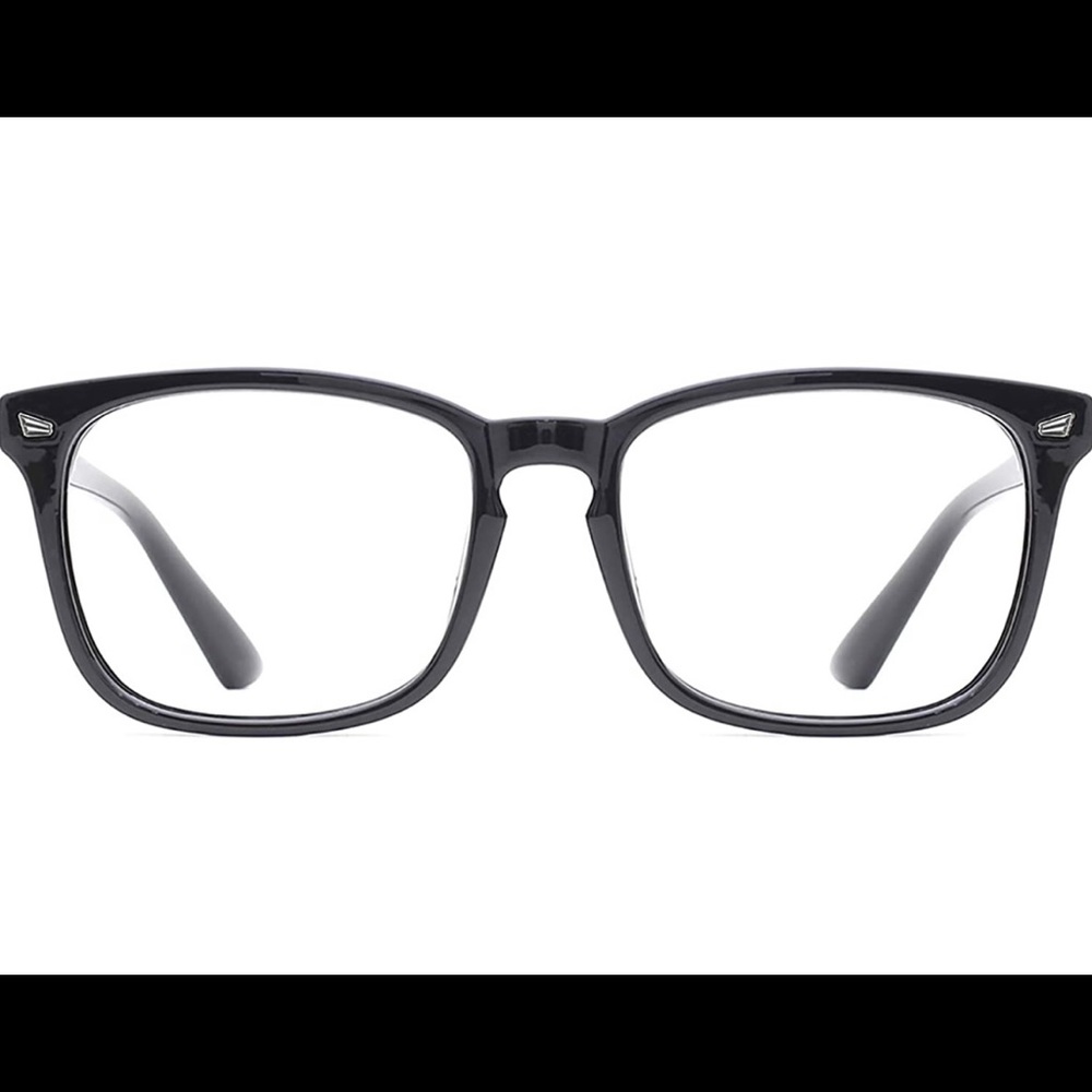 2PAIRS of Blue Light Blocking Glass Blk/Gld